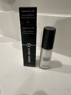 Giorgio Armani Luminous Silk Acqua Highlighter - Halo White clear Shimmer